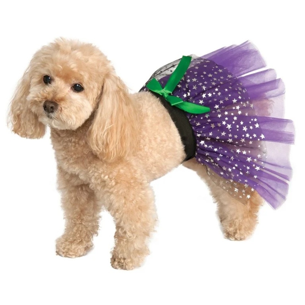 Rubie's Pet Shop Boutique Halloween Dog Purple Tutu Small/Medium New